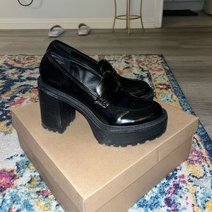 Steve Madden penny loafers plat forms
